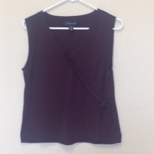Brown sleeveless top